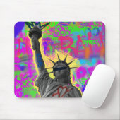 Urban Liberty: Lebhafte Freiheitsstatue Mousepad (Mit Mouse)
