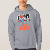 Urban Liebe NYC Skyline Graphic Hoodie (Vorderseite)