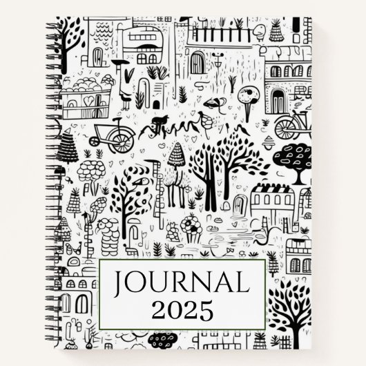 Urban Life Doodles 2025 Notizblock (Vorderseite)