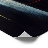 Urban Lights Abstract Geometry Poster (Ecke)