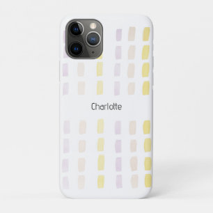Urban Lilac Geometric Watercolor Mit Monogramm Case-Mate iPhone Hülle