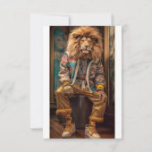 Urban Lion Einladung (Rückseite)