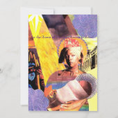 Urban Madonna Postcard Feiertagskarte (Vorderseite)