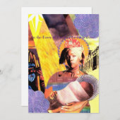 Urban Madonna Postcard Feiertagskarte (Vorne/Hinten)