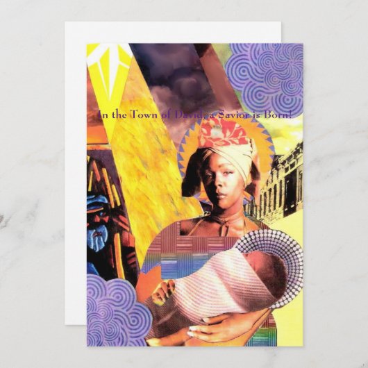 Urban Madonna Postcard Feiertagskarte (Vorne/Hinten)