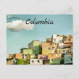 Urban Medellin Kolumbien Postcard Postkarte