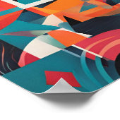 Urban Mirage: Echos in Farbe Poster (Ecke)