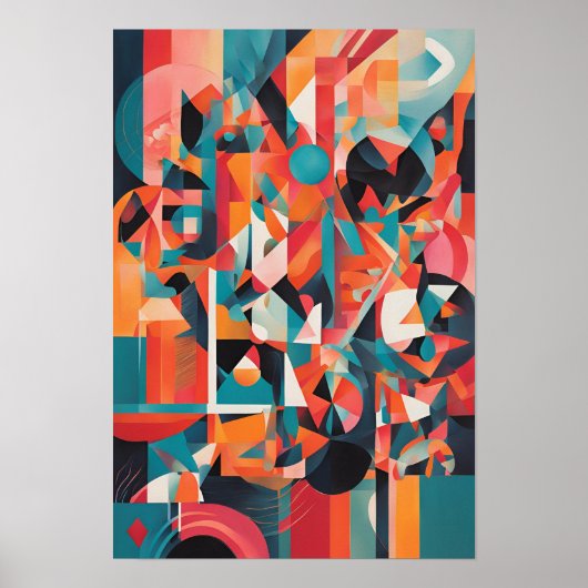 Urban Mirage: Echos in Farbe Poster (Vorne)