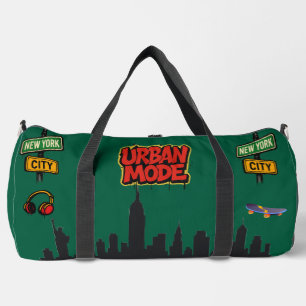 Urban Mode in Graffiti - New York Street Style Bag Duffle Bag