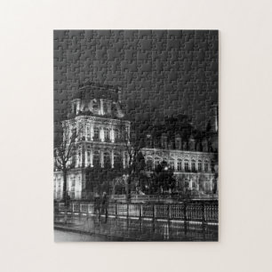 Urban, modernes Pariser Nachtleben Foto Puzzle