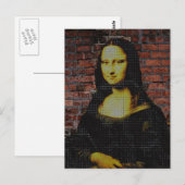 Urban Mona Lisa Postkarte (Vorne/Hinten)