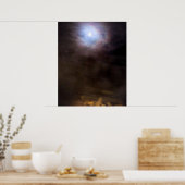 Urban Moon Poster (Küche)
