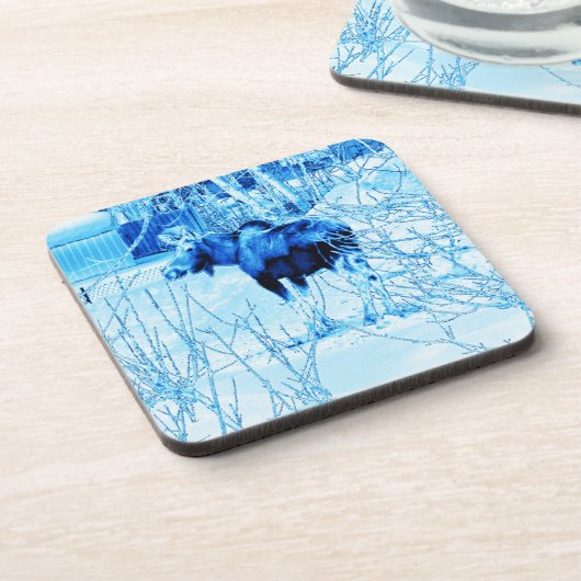 Urban Moose Getränkeuntersetzer (Linke Seite)