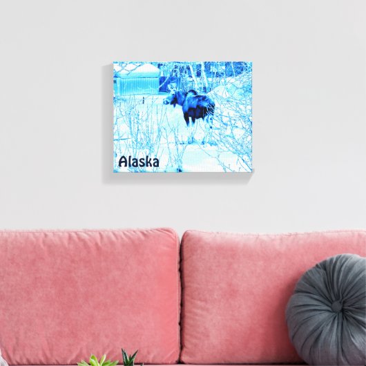Urban Moose Leinwanddruck (Insitu (Wohnzimmer))