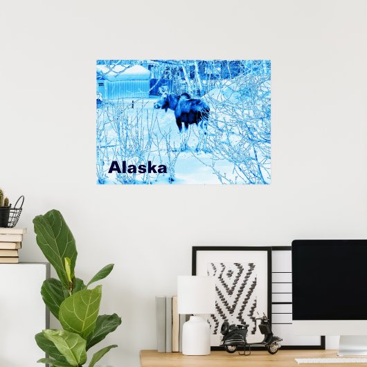 Urban Moose Poster (Heimbüro)