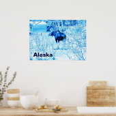 Urban Moose Poster (Küche)