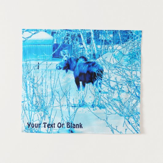 Urban Moose Wandteppich (Vorderseite (Horizontal))