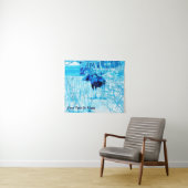 Urban Moose Wandteppich (Beispiel (Horizontal))