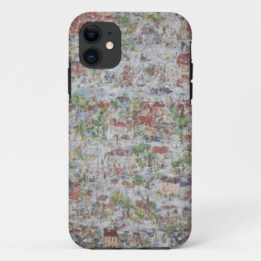 Urban Mosaik Art Mobile Fall Case-Mate iPhone Hülle (Rückseite)