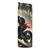 Urban Motorrad Abenteuer Freiheit und Geschwindigk Thermosbecher (Nach rechts gedreht)