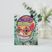 Urban Muerte Day of the Dead Illustriert Postcard Postkarte (Stehend Vorderseite)