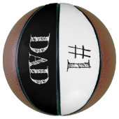 Urban MVP: #1 Vater Custom Etched Basketball (Vertikal)