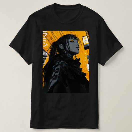 Urban Neon City Vaporwave Cool T-Shirt (Design vorne)