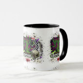 Urban Neon Graffiti Crotone Column Tasse (VorderseiteRechts)