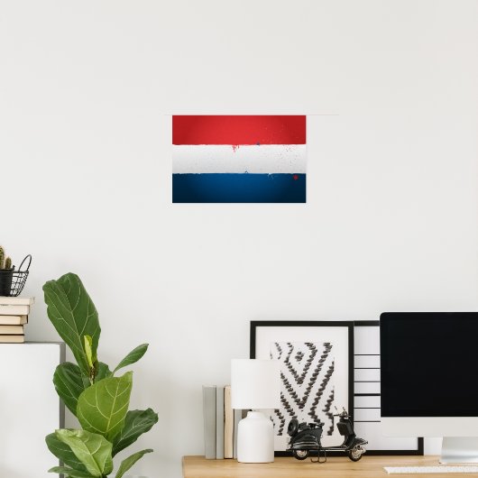 Urban Netherlands Flag Poster (Heimbüro)