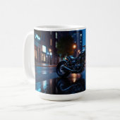 Urban Night Motorcycle Kaffeetasse (Vorderseite Links)