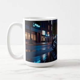 Urban Night Motorcycle Kaffeetasse