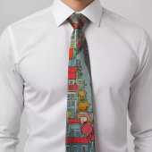 Urban Oasis Cityscape Fashion Krawatte