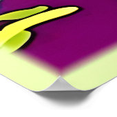 Urban Oasis Sunset Panorama Poster (Ecke)