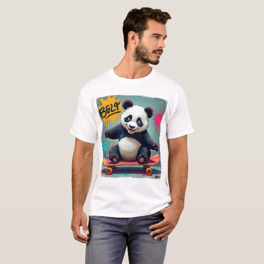 Urban Panda T - Shirt Design (Vorne ganz)