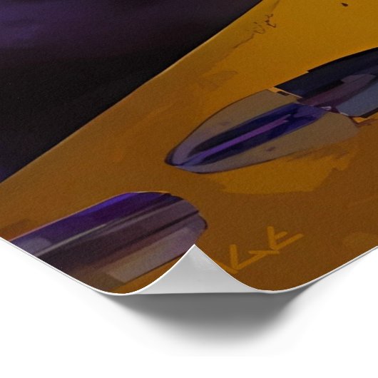 Urban Parking Dreamland Poster (Ecke)