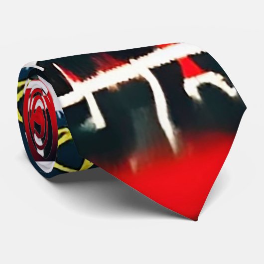 Urban Pattern Coole Graffiti Street Stil Angesagte Krawatte (Gerollt)