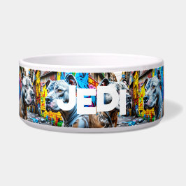 Urban Pitbull City Graffiti Street Napf