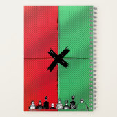 Urban Pop Crowd Retro Notebook Notizblock (Rückseite)