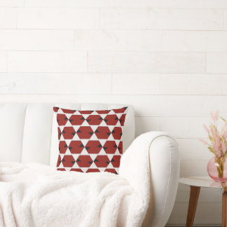 Urban Puls Geometric Nahtloses Muster Kissen