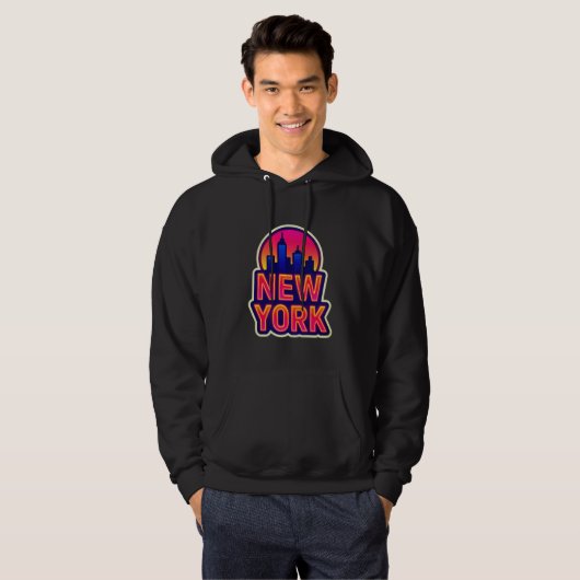 Urban Puls: New York Lights Hoodie (Vorne ganz)