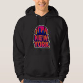 Urban Puls: New York Lights Hoodie (Vorderseite)