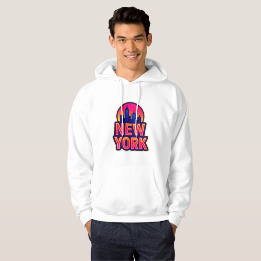 Urban Puls: New York Lights Hoodie (Vorne ganz)