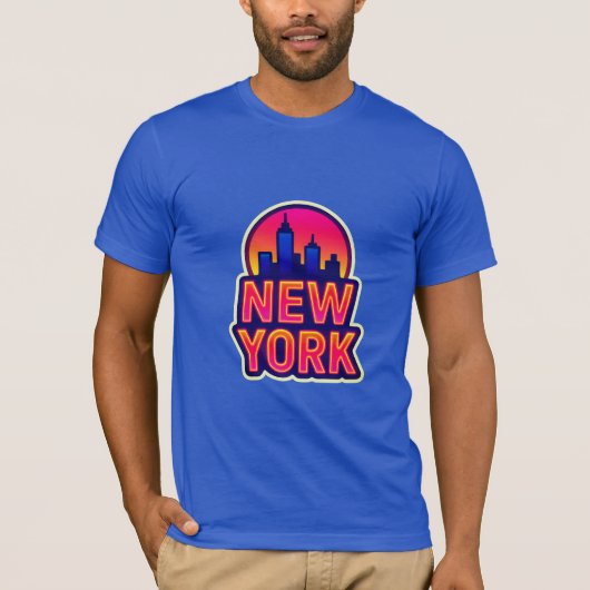 Urban Puls: New York Lights T-Shirt (Vorderseite)