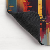 Urban Pulse – Abstract City In Vertical Rhythm Mousepad (Ecke)