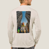 Urban Pulse: City Beats and Concrete Dreams Tri-Blend Shirt (Rückseite)