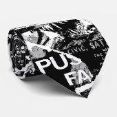 Urban Punk Graffiti Krawatte (Gerollt)