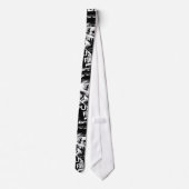 Urban Punk Graffiti Krawatte (Rückseite)