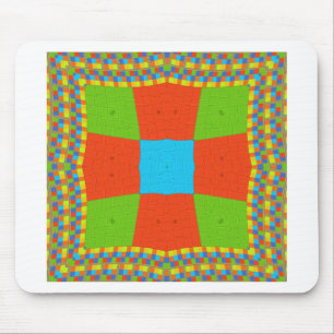 "Urban Quilt" Europäische geometrische Mustergesta Mousepad