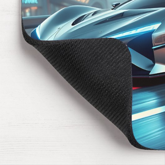 Urban Racer - Futuristische Hyper Car Mousepad (Ecke)