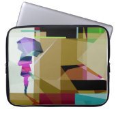 Urban rain - laptop case (Vorderseite)